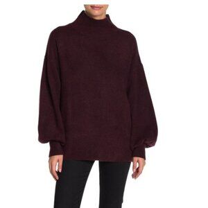 Vince Camuto Mutton Sleeve Mock Neck Sweater